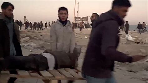 Israel Defense Forces and Aerial Vehicles Open Fire on Multitudes of Palestinians Waiting for Aid
