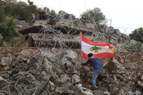 Israel asks Lebanon to remove militant Hezbollah tent from tense border area