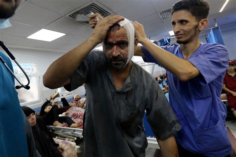 Israel says Hamas is using Gaza’s biggest hospital for cover. Hundreds of people are trapped inside