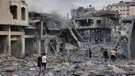 Israel strikes downtown Gaza City and mobilizes 300,000 reservists as war enters fourth day