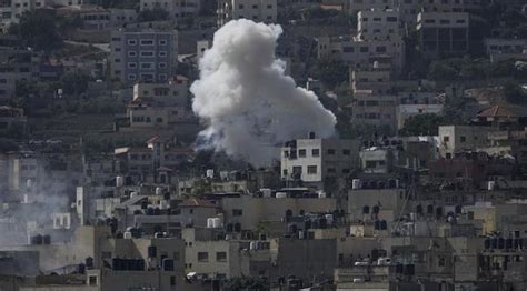 Israel targets a West Bank militant stronghold with drones and troops, killing 7 Palestinians