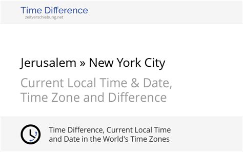 Israel time difference new york. Things To Know About Israel time difference new york. 