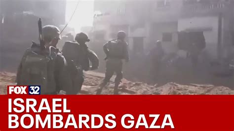 Israeli forces bombard central Gaza in apparent move toward expanding ground offensive