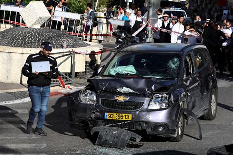 Israeli police: 5 wounded in ramming near Jerusalem market