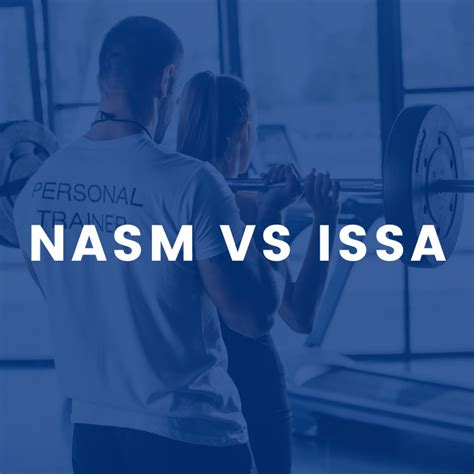 Issa vs nasm. Feb 9, 2024 · ISSA Group Exercise Certification at a Glance Key features and specs: Cost: $639.20; 6- and 12-month interest-free plans available Exam type: 100 multiple-choice questions and 6 essay questions ... 