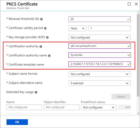 Issue DigiCert PKCS certificates with Microsoft Intune - Microsoft ...