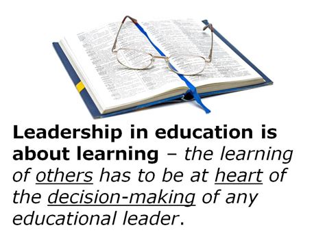 Issues in educational leadership. the heart of effective implementation, which starts with good, well-informed education leaders at all levels. While lawyers can help leaders understand the legal issues that affect implementation, leaders—not lawyers—should be the ultimate decision makers. Promoting Productive Relationships Between Lawyers and Education Leaders 