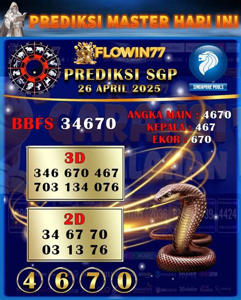 Istana impian 3 bandar togel. Prediksi sgp 26 april 2023.