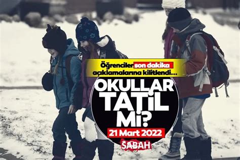 Istanbul 21 mart okullar tatil mi