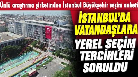Istanbul büyükşehir oy
