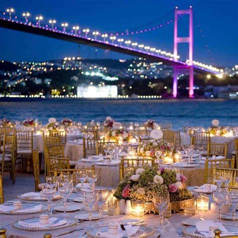 Istanbul boğaz manzaralı düğün mekanları