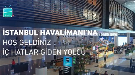 Istanbul havalimani ic hatlar gidis