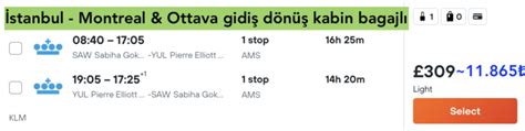 Istanbul kanada uçak bileti fiyatı