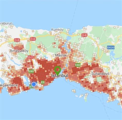 Istanbul koronavirüs haritası