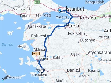 Istanbul söke kaç km