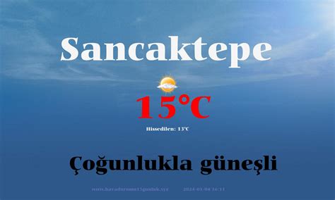 Istanbul sancaktepe hava durumu ntv saatlik