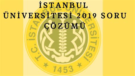 Istanbul university yos 2019