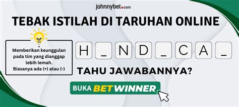 Istilah odds dalam taruhan bola. Jago prediksi angka jitu.
