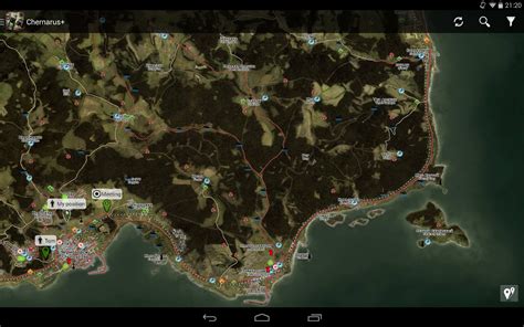 MAPS -. The app contains high-resolution maps for Chernarus, Livonia a