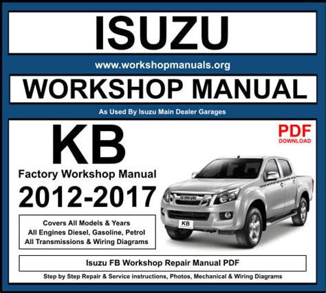Isuzu 2004 repair manuals kb 300 lx. - Las nuevas cuitas del joven w..