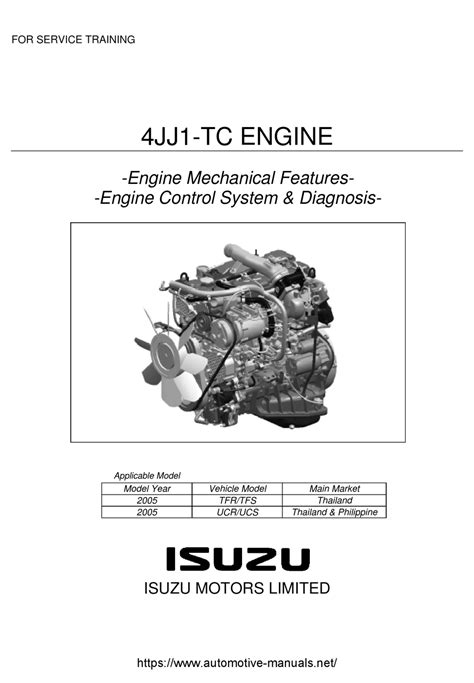 Isuzu 4ja1 4jh1 tc engine repair manual. - Interpreting health benefits and risks a practical guide to facilitate doctor patient communication.