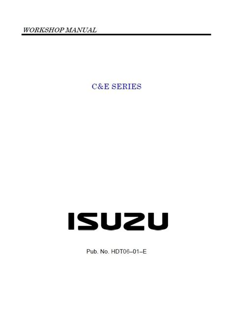 Isuzu c series trucks workshop manual. - Free diagnostic manuals for prestolite ac electric motor.