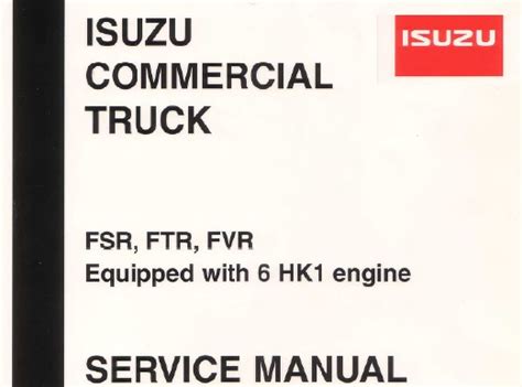 Isuzu commercial trucks 6hk1 service repair manual 1988 onwards. - Struktur des dramas bei t. s. eliot.