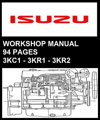 Isuzu diesel engine 3kc1 service manual. - Biblioteka ordynacji zamojskiej w latach wojny.