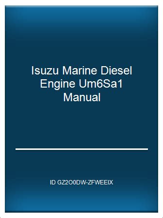 Isuzu marine diesel engine um6sa1 manual. - Manuale del navigatore satellitare outlander mitsubishi.