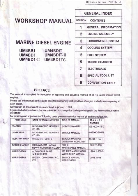 Isuzu marine diesel engine workshop manual. - Yamaha rbx 5 rbx 5 complete service manual.