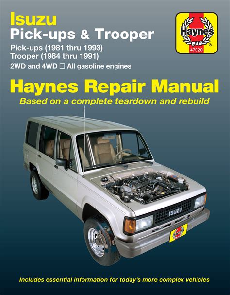 Isuzu trooper 1984 1991 full service repair manual. - Solution manual engineering mechanics statics fifth edition.