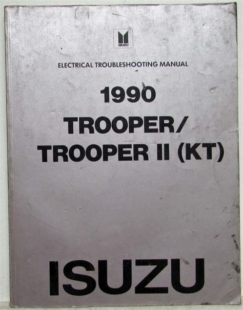 Isuzu trooper 1990 electrical troubleshooting manual. - Handbook of pediatric dentistry by angus c cameron.