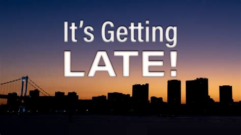 Read It's Getting Late