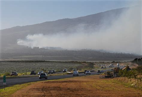 It’s very windy and dry in Hawaii. Strong gusts complicate wildfires and prompt evacuations