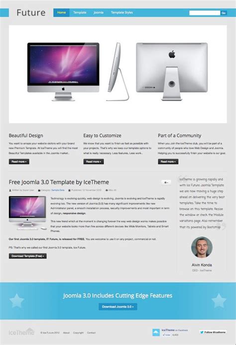 It Future Free Responsive Joomla 3 0 Template