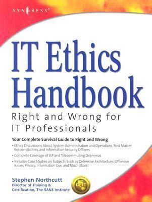 It ethics handbook right and wrong for it professionals. - Scarica il manuale d'uso di buick rendezvous.
