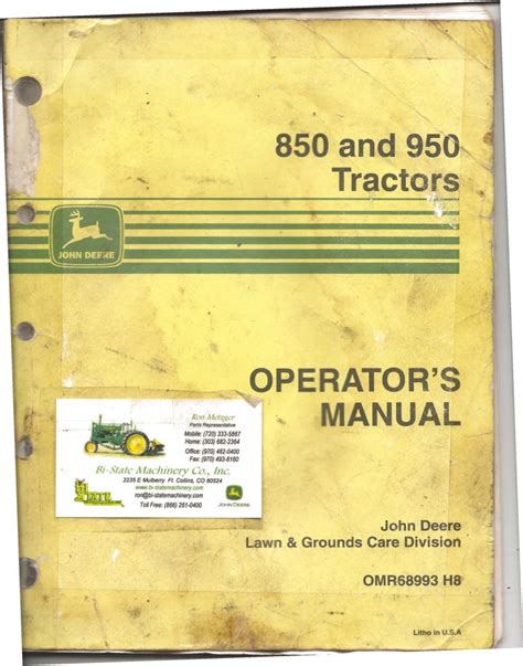 It manual for 950 john deere. - Lemon aid car guide lemon aid suvs vans and trucks.