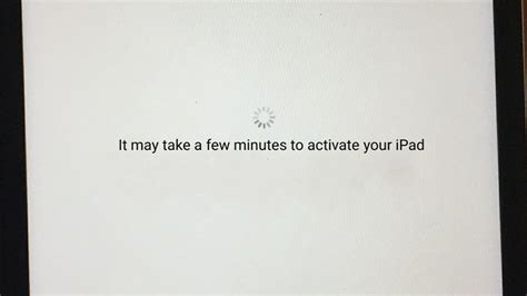 It may take a few minutes to activate your ipad. I am trying to set up a new iPad using an iCloud backup from my old iPad. After the restore started, I have been looking at the following message with the spinning wheel for nearly 48 hours. "It may take a few minutes to set up your Apple ID" My old iPad was using about 50GB of storage, so I expected the restore to take some time. Just not … 
