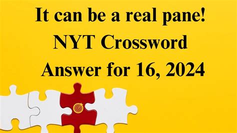 It takes panes crossword clue - WSJCrosswordAnswers.net