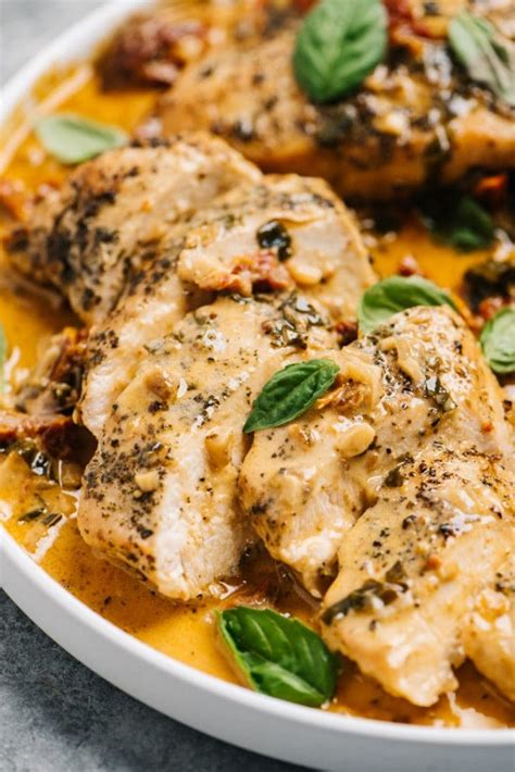 Italian Basil Chicken with Creamy Pan Sauce Our Salty