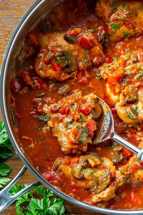 Italian Chicken Cacciatore