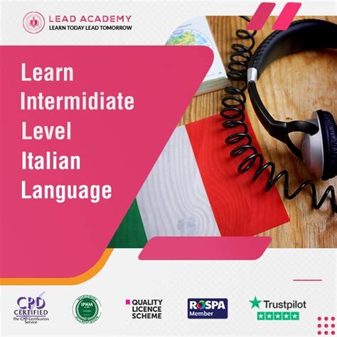 Italian Language Course Intermediate Level Lead Academy