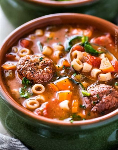 Italian Meatball Soup + Video - The Slow Roasted Italian