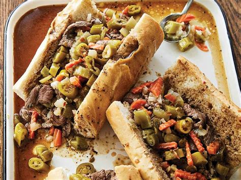 Italian beef chicago. Learn how to make a true Chicago Italian beef sandwich with a slow-roasted bottom round roast, a rich seasoned au jus, and thinly sliced giardiniera pep… 