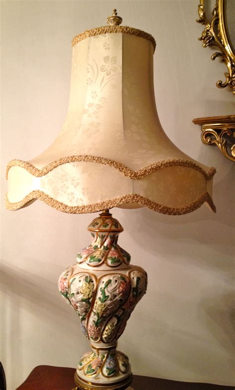 Vintage Italian Capodimonte Table Lamp, Porcelain Cherub Lamp, Capodimonte, Made in Italy, Victorian, Hollywood Regency (1.7k) $ 112.99. Add to Favorites Set of two Vintage Capodimonte-styled Lamps (8) $ 150.00. FREE shipping Add to Favorites Capodimonte Italy Gold and White Table Lamp SHADE NOT INCLUDED .... 