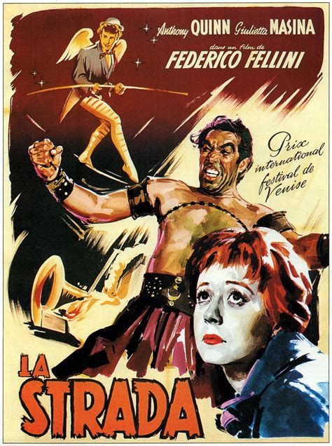 Italian movies. 1950-1959 Best Italian Movies of the Decade. 1. La strada (1954) A care-free girl is sold to a traveling entertainer, consequently enduring physical and emotional pain along the way. 2. Nights of Cabiria (1957) A waifish prostitute wanders the streets of Rome looking for true love but finds only heartbreak. 3. 