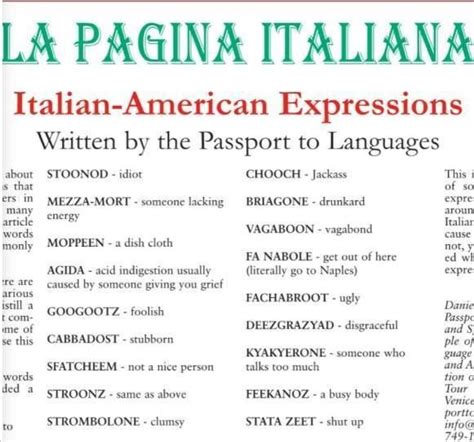 Mar 1, 2022 · Free downloadable guide to Italian slang. We've created a list of popular slang words and phrases so you can start sounding like, and connect with Italian locals. This guide to slang will take your Italian learning to the next level. .