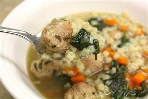 Italian wedding soup crock pot. Mix with your hands to form small meatballs and add to the slow cooker. Cook on high for 4-5 hours or low for 7-8 hours. Remove parmesan rind when done cooking. Add spinach or baby kale and place the lid on the slow cooker to allow the greens to wilt, then stir into the soup. When ready to serve, cook orzo according to package directions. 