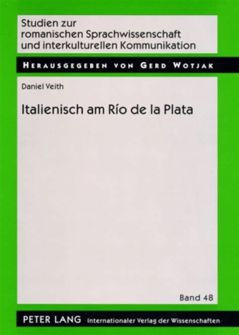 Italienisch am río de la plata. - Martin opitz' buch von der deutschen poeterei.
