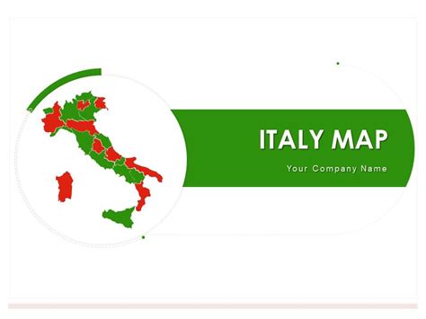 Italy Map PowerPoint Template For Slide Presentation